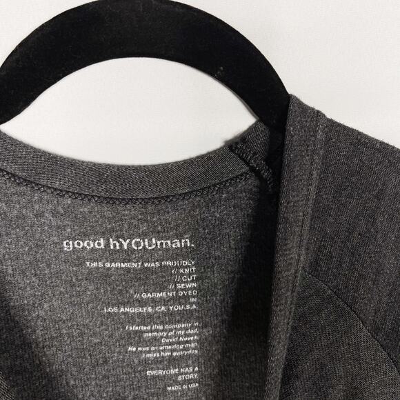 Good Hyouman XSmall Black Sand Gray Family Over Everything Sweatshirt Crew Neck - Picture 5 of 9